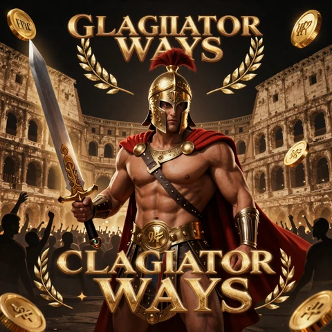 Gladiator Ways Slot mit goldenem r&ouml;mischen Krieger